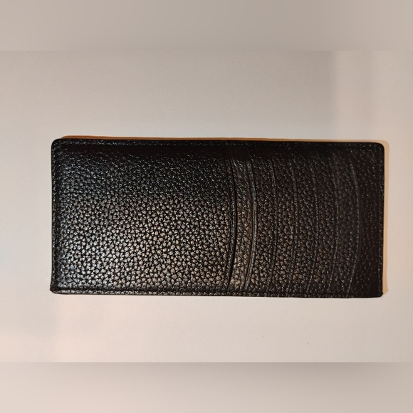 EUC Kate Spade Long Card Holder/Wallet - Black Pebbled Leather - Picture 4 of 5